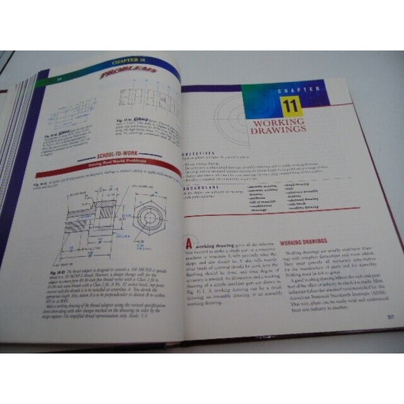 Mechanical Drawing Cad-Communications 12th Edition Text Book McGraw-Hill 1997 - Picture 16 of 16